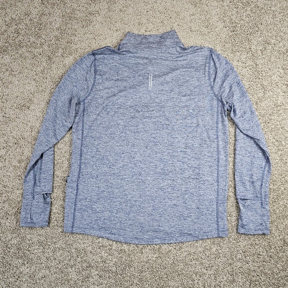 Nike Women's Sz Large Dri-Fit Element Half-Zip Running Top Blue/Gray CU3220-491 - Picture 6 of 10